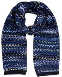 Missoni - Chevron-knitted Wraparound Scarf - Lyst