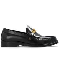 Moschino - Logo-lettering Slip-on Loafers - Lyst
