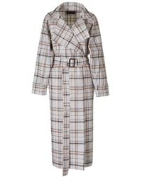 Loro Piana - Bille Checked Belted Trench Coat - Lyst