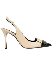 Sergio Rossi - Pointed-toe Slingback Pumps - Lyst