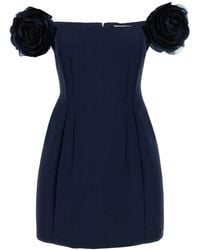 Elisabetta Franchi - Floral Mini Dress - Lyst