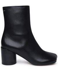 MM6 by Maison Martin Margiela - Side Zipped Ankle Boots - Lyst