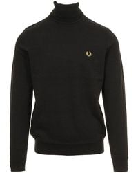 Fred Perry - Roll Neck Jumper - Lyst