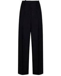 Rohe - Wide Leg Tailored Trousers - Lyst