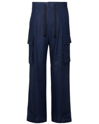 Dolce & Gabbana - Linen Cargo Pants - Lyst
