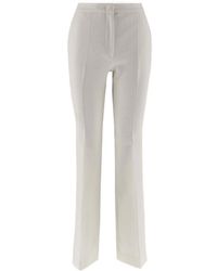 Moschino - Wool And Viscose Blend Pants - Lyst