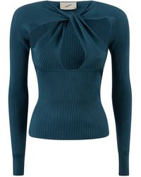 Coperni - Twisted Cut-Out Knit Top - Lyst