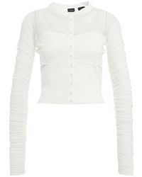 Pinko - Gelso Long-sleeved Cardigan - Lyst
