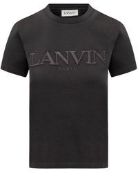 Lanvin - T-shirt With Logo - Lyst