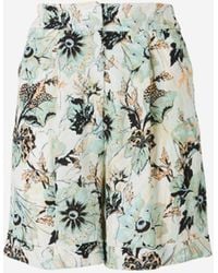 Diane von Furstenberg Floral Print Shorts - Multicolor