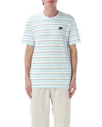 Nike - Striped T-Shirt - Lyst