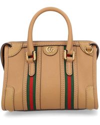 Gucci - Double G Leather Mini Bag - Lyst