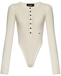 DSquared² - Bodysuit With Logo Application - Lyst