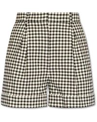 Moschino - Checked Shorts, - Lyst