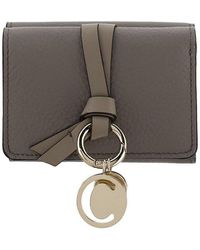 Chloé - Chloe Alphabet Tri-fold Compact Wallet - Lyst