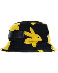 JW Anderson - Logo Patch Bunny Motif Bucket Hat - Lyst