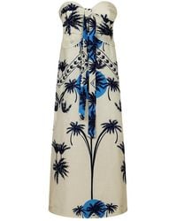 Raquel Diniz - Ipanema Linen And Silk Dress - Lyst