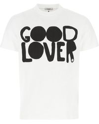 Valentino Cotton Good Lover Print T-shirt in White for Men - Save 33% ...