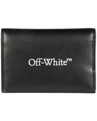 Off-White c/o Virgil Abloh - Logo Printed Bi-Fold Wallet - Lyst