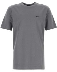 BOSS - Logo Printed Regular-Fit T-Shirt - Lyst