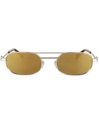 Off-White c/o Virgil Abloh - Vaiden Oval Frame Sunglasses - Lyst