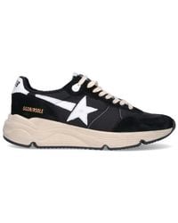 Golden Goose - Leather Lace Up Running Sneakers. - Lyst