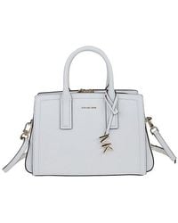 Michael Kors - Michael Laila Small Pebbled Satchel Bag - Lyst