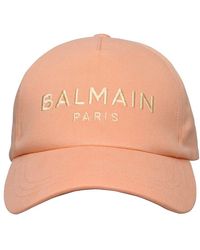 Balmain - Cotton Hat - Lyst