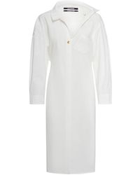 Jacquemus - La Robe Chemise Asymmetric Mini Shirt Dress - Lyst