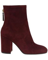 Gianvito Rossi - Bellamy Almond-toe Ankle Boots - Lyst