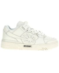 Palm Angels - Palm Tree Patch Lace-Up Sneakers - Lyst