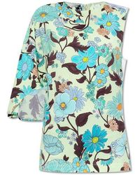 Stella McCartney - Top With Floral Motif, - Lyst