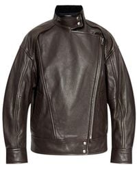 IRO - Leather Jacket Akileas - Lyst