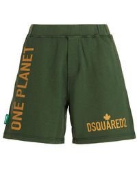 DSquared² - One Life One Planet Bermuda Shorts - Lyst