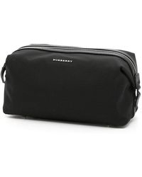 Burberry - Logo Plawue Zipped Pouch - Lyst