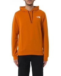 The North Face - Logo Embroidered Drawstring Hoodie - Lyst