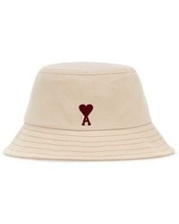 Ami Paris - Ami Sand Denim Bucket Hat - Lyst