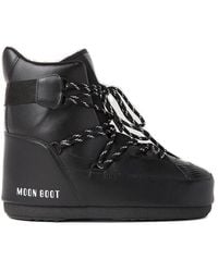 Moon Boot - Moonboot Sneaker Mid Calf Padded Snow Boot Polyester Rubber - Lyst