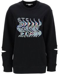 Stella McCartney - Glitch Logo Sweatshirt - Lyst