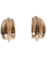 Elisabetta Franchi - Leaf Earrings - Lyst