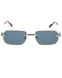 Cartier - Rimless Sunglasses - Lyst