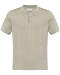 Helmut Lang - Logo Embroidered Polo Shirt - Lyst