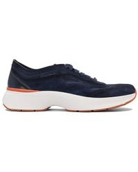 Santoni - Bounce Lace-Up Sneakers - Lyst