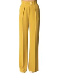 Elisabetta Franchi - Wide Trousers - Lyst
