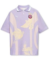 PUMA - X Kidsuper Printed Knitted Polo Shirt - Lyst
