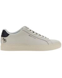 Paul Smith - Logo Print Lace-Up Sneakers - Lyst