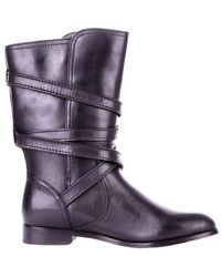Ralph Lauren - Strap Detailed Boots - Lyst