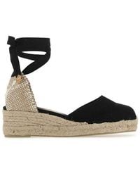 Castañer - Round Toe Wedge Espadrilles - Lyst