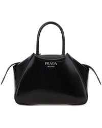 Prada - Black Leather Handbag - Lyst