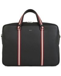 Bally - Leather Briefcase Bag - Lyst